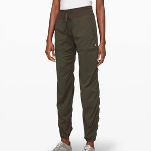 NWT Lululemon Dance Studio Pant II (Regular) *Unlined Fatigue Green 6